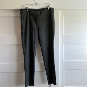 LOFT gray/Black Polka Dot Slacks/Dress Pants